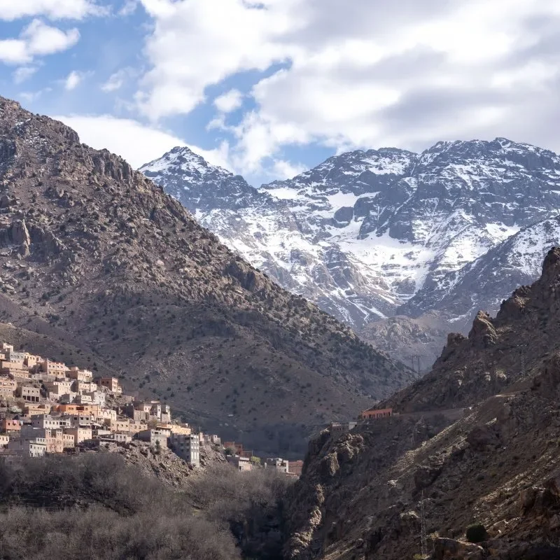 imlil valley and mount toubkal